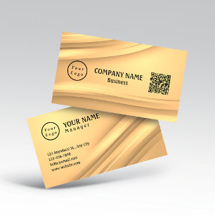 Professional Modern Minimalist Logo Qr Code Business Card