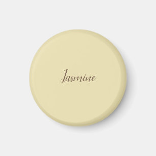 Professional Modern Minimalist Pastel Beige Colour Magnet