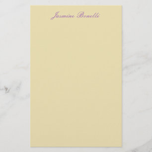 Professional Modern Minimalist Pastel Beige Colour Stationery