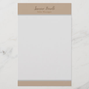 Professional Modern Minimalist Pastel Colours Stationery