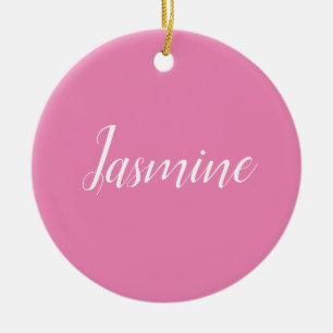 Professional Modern Minimalist Pink Ceramic Ornament