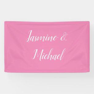 Professional Modern Minimalist Pink Colour Banner