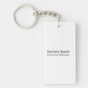 Professional Modern Minimalist Plain Key Ring