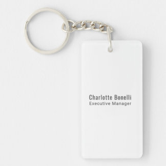 Professional Modern Minimalist Plain  Key Ring