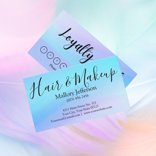 Professional Modern Minimalist Simple Loyalty Business Card (Beautiful, easy to read, loyalty business card)