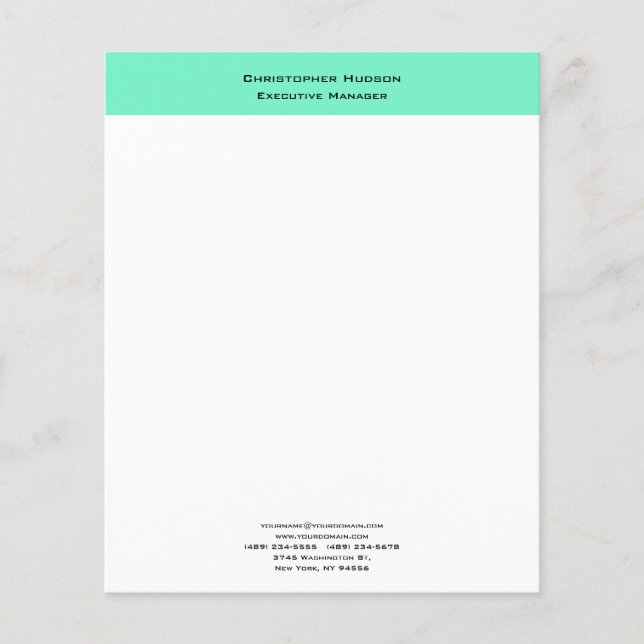Professional Modern Minimalist Simple Plain (Front)