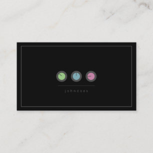 Professional Modern Minimalist Sound Business Card
