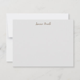 Professional Modern Minimalist Your Name Card