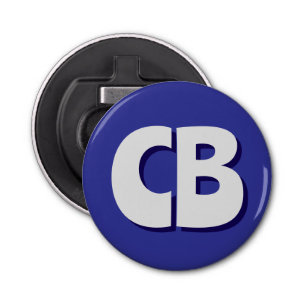 Professional Modern Monogram Minimalist Initials Bottle Opener