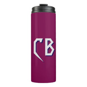 Professional Modern Monogram Minimalist Initials Thermal Tumbler