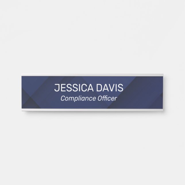 Professional Modern Office Door Sign (Front)