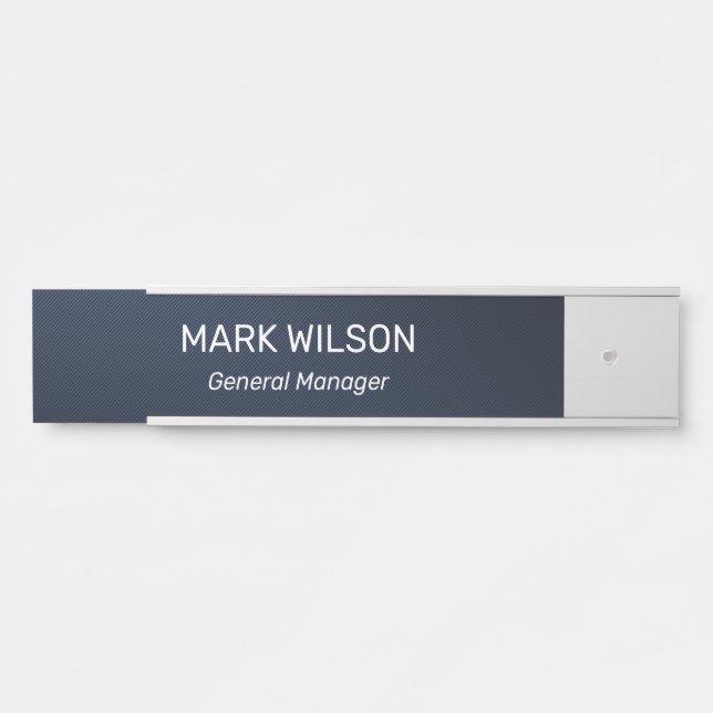 Professional Modern Office Door Sign (Front)