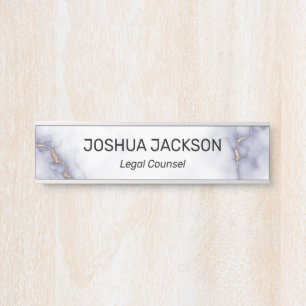 Professional Modern Office Door Sign