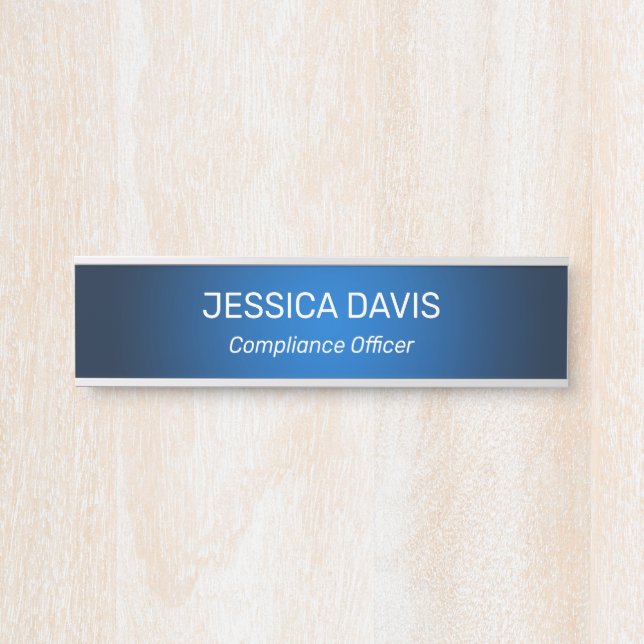Professional Modern Office Door Sign (Front)