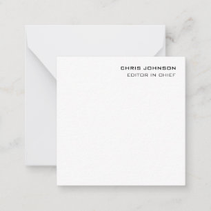 Professional Modern Plain Simple Card