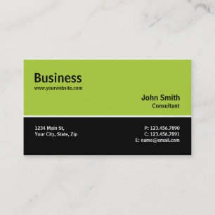 Professional Modern Plain Simple Computer Repair Business Card