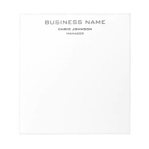 Professional Modern Plain Simple Notepad