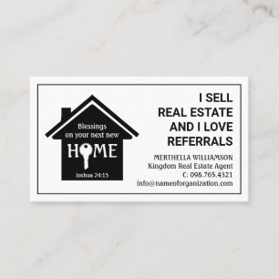 Professional Modern Realtor Real Estate Agent Business Card