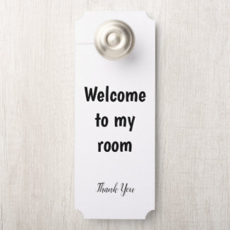 Professional Modern Room Status Sign Door Hanger