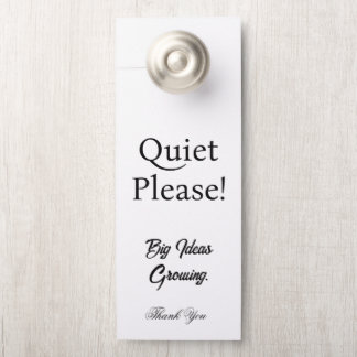 Professional Modern Room Status Sign Door Hanger