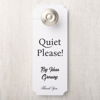 Professional Modern Room Status Sign Door Hanger