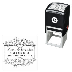 Professional Modern Script Return Address Self-inking Stamp
