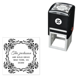 Professional Modern Script Return Address Self-inking Stamp