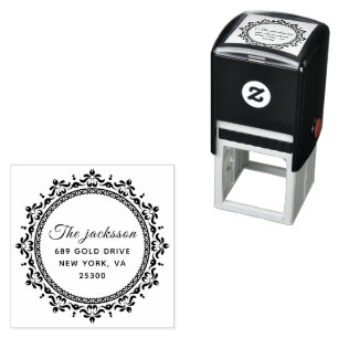 Professional Modern Script Return Address  Self-inking Stamp