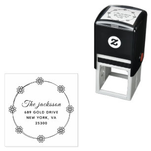 Professional Modern Script Return Address Self-inking Stamp