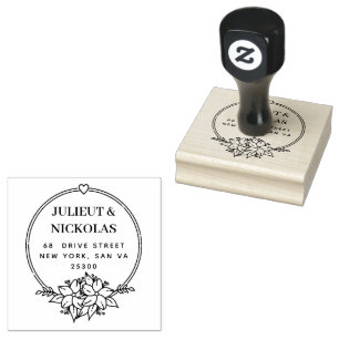 Professional   Modern Script  Rubber Stamp