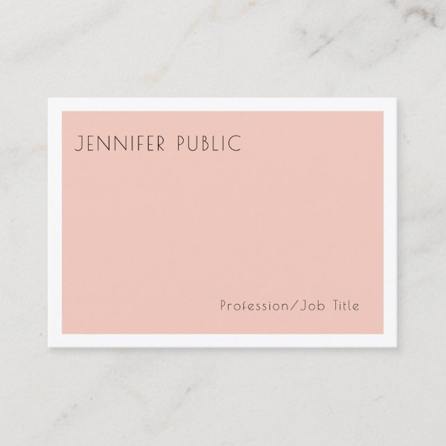 Professional Modern Simple Design Template Trendy Business Card (Front)