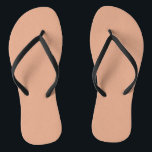 Professional Modern Simple Plain Tumbleweed Colour Thongs<br><div class="desc">Classical Customise Professional Design</div>