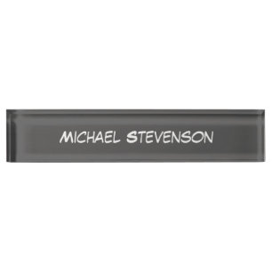 Professional Modern Style Business Desk Nameplate