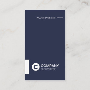 Professional Modern Typo Vertical Business Card