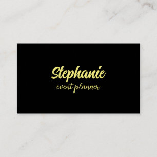 Professional Modern Yellow Black Colourful Stylish Business Card