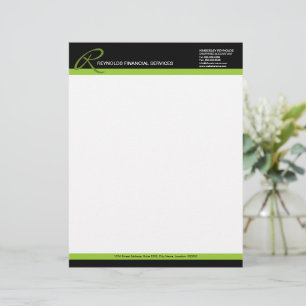 Professional Monogram Business Letterhead