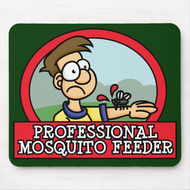 Professional Mosquito Feeder Mousepad (Front)