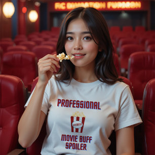Professional Movie Buff Spoiler - Film Lover T-Shirt