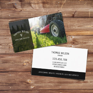 Professional Mower Lawn Maintenance Landscape Business Card
