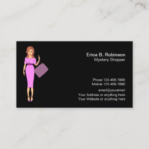 Professional Mystery Shopper Business Card