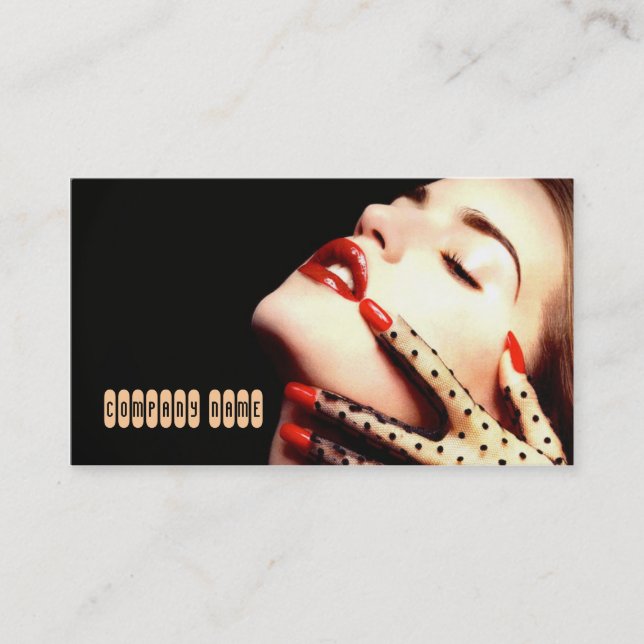 Professional Nail Designer / Stylist / Artist Card (Front)