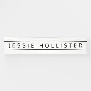 Professional Name Banner
