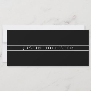 Professional Name   Black with White Text