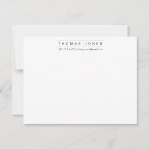 Professional Name Details 2 Divider Line Grey Card