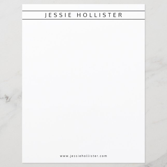 Professional Name & Info (Front)