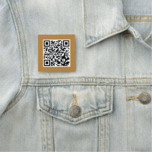 Professional Name Tag with Scannable QR Code