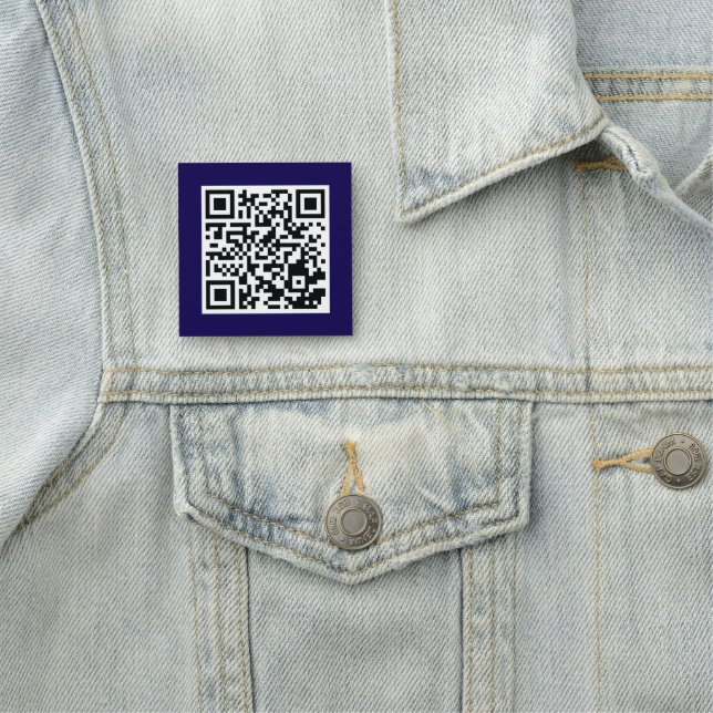 Professional Name Tag with Scannable QR Code (In Situ)