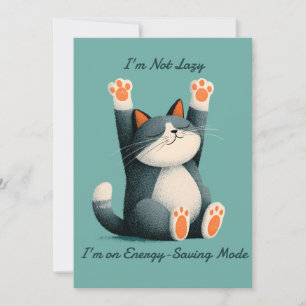 Professional Nap Taker Funny Sleeping Cat Announcement