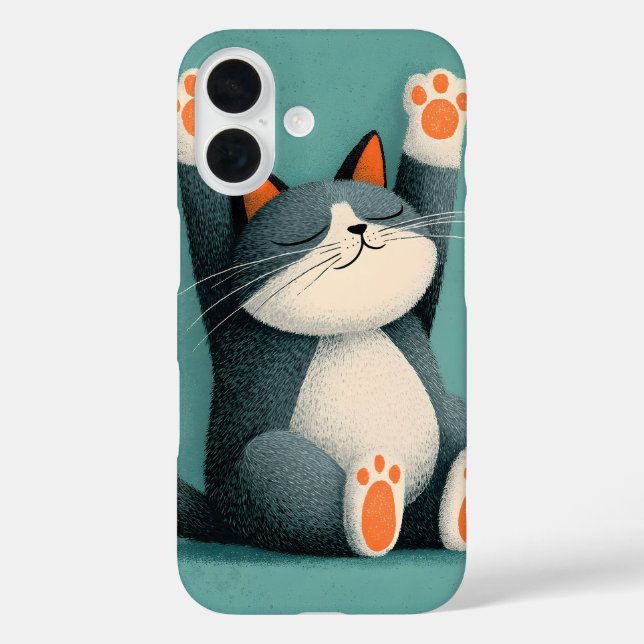 Professional Nap Taker Funny Sleeping Cat Case-Mate iPhone Case (Back)