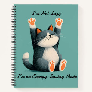 Professional Nap Taker Funny Sleeping Cat Notebook